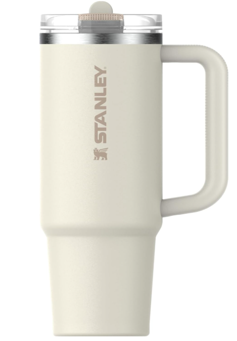 STANLEY Quencher ProTour Flip Straw Tumbler with Leakproof Lid | Built-In Straw & Handle | Cupholder Compatible for Travel | Insulated Stainless Steel Cup | BPA-Free (14 Ounces, Azure Fade)