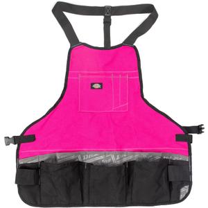 Dickies 16-Pocket Workshop Bib Apron (Pink)