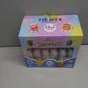 24 Colors Tie Dye Kit, Tie Dye Set for Kids, Pre-Filled Bottles, Non Toxic Permanent Fabric Dye Art Set, Easy DIY Fabric Art - Create Fun (24 Colors)