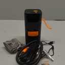 Tire Inflator Portable Air Compressor, 15000mAh and 150PSI Car Tire Pump with Pressure Display for Cars, Motorcycles, Bicycles, Ball Bikes with Pressure Gauge, Dual-Use Type (Black)