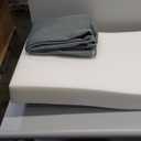 Grey Bench seat Chair Pads Non-Slip Rubber Back Indoor Swing /Settee Cushion 48inX18inX2in(122X45.5X5CM)