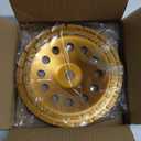 KSEIBI 644116 Diamond Concrete Grinding Wheel 4 1/2" x 5/8"-11 for Polishing and Cleaning Stone Concrete Surface, Cement, Marble, Rock, Granite, and Thinset Removing, Angle Grinder Wheels Cup