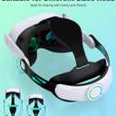 NinjajoyOX Head Strap for Meta Quest 3S/Quest 3/Quest 2, Adjustable Elite Strap Replacement for Enhanced Comfort Support of VR Headset