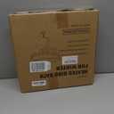 Lovppy Heated Bird Bath for Deck Railing, 100W Thermostatically Controlled Heated Bird Baths for Outdoors Bird Bath Heater, Heated Bird Bath for Outside Winter Garden Patio Yard(Gray)