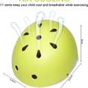 BURSUN Kids Bike Helmet Ventilation & Adjustable Toddler Helmet for Ages 2-14 Kids Boys Girls Multi-Sport Helmet for Skateboard Roller Skateing Bicycle Scooter blance Bike, Small (48-54cm)