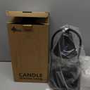 Soilsiu Candle Warmer Lamp with Timer, Electric Black Candle Warming Light for Bedroom, Dimmable Wax Melts Warmer for Home Decor Beside Lamp Gifts for Women (2 Bulbs Included)