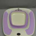 Sitz Bath, Sitz Bath for Postpartum Care, Sitz Bath for Hemorrhoids, Sitz Bath for Toilet Seat, Sits Bath Tub for Women Men Adults, Sitz Bath Soak Salts Basin, Hip Bath Bowl, Collapsible, Purple