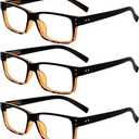 Eyekepper 1.5x Reading Glases, Readers for Women Men, 5pack Black/Tortoise | Classic Mens Womens Reader Eyeglasses, Retro Cheaters, All-Day Comfort Spring Hinges, Scratch Resistant for Work/Crafts