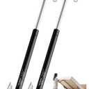 HUOPO 25 inch 200lb Gas Struts for Heavy Lid with Mounting Brackets, 2 Pack