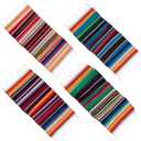 Mexican Table Runner 4Pack 14 x 84 Inches Fiesta Mexican Theme Party Decoration for Cinco de Mayo Fiesta Party Serape Zarape Table Runner