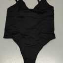 USEASY Shapewear Bodysuit Tummy Control Strapless Bra Shapewear for Women Strapless Faja Body Shaper Thong Light Shapewear, L