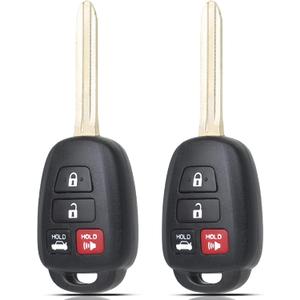 MechanMagic G Chip Key Fob Replacement Fits for Toyota Camry 2012 2013 2014 Keyless Entry Remote Control FCC ID: HYQ12BDM, PN: 89070-06420 (Set of 2)