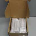 Goldenwarm 20 Pack 3 Inch Brushed Nickel Cabinet Pulls Square Drawer Handles Silver Kitchen Hardware Cupboard Dresser (3in, 76mm hole centers)