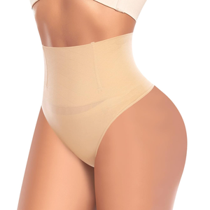 Tummy Control Thong Shapewear for Women High Waist Shaping Underwear Seamless Body Shaper Panties Girdle small