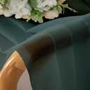 3 x OWENIE Green Sheer Curtain 96 Inches Long 2 Panels Set for Christmas Decoration, Light Filtering Clear Sheer Curtain 95 for Bedroom/Living Room, 2Pcs, Each 42" W x 96" L