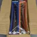 SUNEE 1.5 Inch Binders 3 Ring 6 Pack, Clear View Three Ring 1 1/2 Inch Binders PVC-Free (Fit 8.5x11 Inches) for School or Office Supplies, Classic 6 Colors