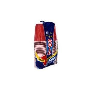 Solo Assorted 18-Ounce Color Plastic Cups, 50 Count