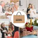 Crap Bag Granny Gigi Abuela Mimi Nana Grandma Aunt Memaw Mama Mom Gifts Burlap Tote Bag for Women Female Her