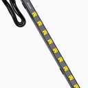 DEWENWILS 9 Outlet Heavy Duty Power Strip with Circuit Breaker, UL Listed, Wide Spaced Long Power Strip, 6FT Power Cord, Wall Mount Metal Power Bar for Workshop, Enclosed Garage, Office, Workbench