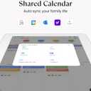 Cozyla Calendar Plus 2: 15.6" Smart Digital Calendar & No Subscription Family Dashboard, Electronic Touch Screen Wall Planner for Family System-Chore Chart, Meal Planner, Support App Store with Stand