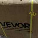 VEVOR Carport Replacement Canopy Cover, 20 x 20 ft Potable Garage Tent Top Tarp with Sidewalls, UV-Resistant & Waterproof, Heavy Duty Car Shelter Tarp with Ball Buggees, Grey, Frame Not Included