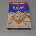 Triscuit Original Whole Grain Wheat Crackers, Vegan Crackers, Healthy Snacks, Lunch Snacks, Family Size, 12.5 oz (EXP 06/17/26)