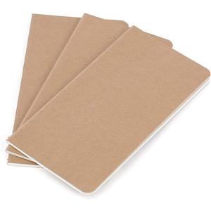 Wanderings Blank Regular Size Travelers Notebook Inserts | 4.25" x 8.25"/11cm x 21cm | 100 gsm Paper | 3 Hand-Stitched Booklets/180 Pages | Travelers Notebook Refills for Journals, Diaries, Planners