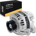 AATEE Upgraded Alternator for:-Honda CRV 2002 2003 2004 2005 2006 EX LX SE 2.4L L4, for:-Acura RSX Base Type-s 2002-2006 2.0L L4, 12V 90Amp CW 7-Groove Pulley OE# 31100-PND-004 13965 13966N