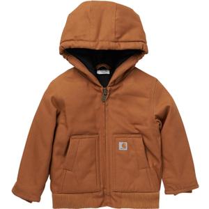 Carhartt Kid's CP8552 Canvas Insulated Hooded Active Jac - Boys (4T)
