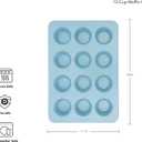 KitchenAid 12-Cup Nonstick Aluminized Steel Muffin Pan, Mineral Water