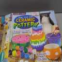 Made By Me Paint Your Own Ceramic Pottery, Fun Ceramic Painting Kit for Kids, Paint Your Own Ceramic Pottery Dish, Flower Pot, Vase & Bowl, Great Staycation Activity for Kids Ages 6, 7, 8, 9, Multi