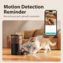 IMIPAW Automatic Cat Feeder with Camera and Water Fountain, HD AI Pet Recognition, APP Remote Control, Timed Food Dispenser, Two-Way Audio, Night Vision Function, 3L Fountains for Drinking with Filter
