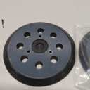 2 Pack 5" 8 Hole Hook & Loop Replacement Sander Pads Compatible with Makita Orbital Sander BO5010 BO5030K BO5031K BO5041K, Replacement Parts #743081-8/743051-7 (3 Screw Holes Sander Pads