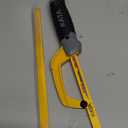 KATA Mini Hacksaw for Metal Cutting, Compact Hand Hack Saw Tool with 10 Inch Aluminum Frame and 2 Piece Extra Flexible Bi-Metal HSS Saw Blades, Small Handsaw Cutter for Wood, PVC, Iron, Copper