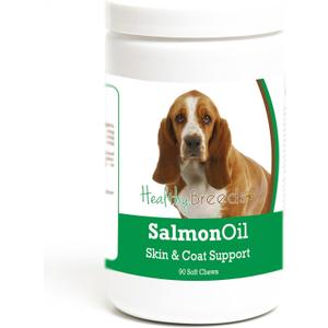 Healthy Breeds Basset Hound Salmon Oil Soft Chews 90 Count
