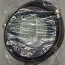 2 Pack 8 FT Rubber Washer Hoses, Black Burst Proof Washing Machine Hose, Hot and Cold Water Connection Inlet Supply Lines, 3/4" Fittings Washing Machine Fill Hose