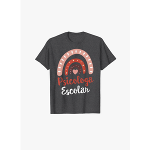 Bilingual School Psychologist 2023 Psicologa Escolar T-Shirt, Medium, Black