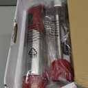 KOIOS 5-in-1 Hand Immersion Blender, 1000W 12 Speed Handheld Blender Stick with Copper Motor Stainless Steel Blade, 600ml Mixing Beaker,500ml Food Processor, Whisk, Milk Frother, Non-BPA, Red