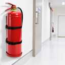 Bekith 2 Pack Fire Extinguisher Mount Wall Bracket, Heavy Duty Wall Hanging Bracket up to 5 lbs, Fire Extinguisher Holder for Home, Office, School, Laboratory