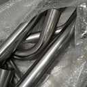 2.25'' Mild Steel Custom Exhaust Kit 16 Gauge Tubing Mandrel Bend Pipe Straight & U-Bend Universal 8PCS