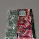 Compatible with iPhone 15 Pro Max Case,Dual-Layer Protection,Hard Shell with Silicone Interior,Slim Scratch Resistant Shockproof for Woman Men-Cute Colourful Flowers Lily