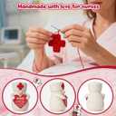 BackURyear Women Nurse Appreciation Gifts, Thank You Christmas Birthday Gift for RN NP CNA Nurse Week Day Graduation Retirement Hospital Nursing School Student Present, Handmade Crochet Gnome