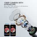 Ear Wax Removal Tool Camera, Ear Cleaner with Camera Earwax Removal kit with Camera, Ear Camera 1080P with 6 LED Lights, Compatible with iOS&Android