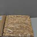 Wicker Storage Basket Foldable Hyacinth Storage Box Set of 2, 12x12x12 Inch - Handmade Woven Basket for Closet,Shelf Organization & Decor