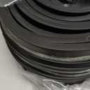 Jin&Bao 5/16" T-End Garage Door Seal Bottom Rubber Weather Stripping with 2 End Plugs, Weatherproof Seal Replacement Strip Dust & Pest Proof Threshold Buffering Garage Door Sweep (16FT, Black)