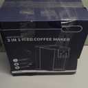 SHARDOR Single Serve Coffee Maker, Hot & Iced Coffee Machine for K Cup and Grounds, 6 to 14 oz Brew Sizes, 50 oz Removable Water Tank, Bold Brew Setting, Pod Coffee Maker with Reusable Filter, Red