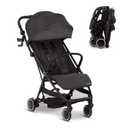 Ingenuity 3D Travelmate Pro Lightweight Travel Stroller with Fold-Away Ride-On Board for Toddlers, Airplane Overhead Bin Compatible, Car Seat Ready, One-Hand Fold