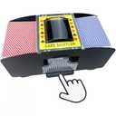 Anker Play Automatic Playing Card Shuffler Battery Operated Cards Shuffler Electric Poker Shuffling Machine for Card Game Night 1-2 Decks