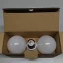 A19 LED Light Bulbs, 60 Watt Equivalent LED Bulbs, Soft White 2700K, 800 Lumens, E26 Standard Base, Non-Dimmable, 8W Warm White LED Bulbs for Bedroom Living Room, 3 Pack