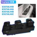 Power Master Window Switch Left Driver Side Compatible with Subaru Outback Legacy 2015-2017 Replace 83071AL44D 83071AL44A 83071AL44B 83071AL44C 3 Pins and 16 Pins
